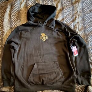 WNBA NEW YORK LIBERTY Championship Black Hoodie with Gold Emblem